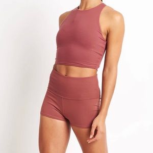 Alo Yoga Aura Short - Small, Dusty Rose